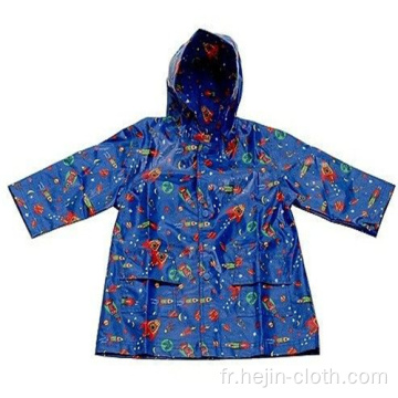 vêtements de pluie pour enfants en pvc en plein air toutes couleurs